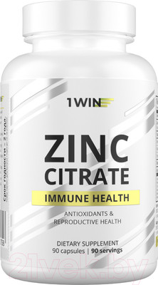 Минерал 1WIN Цинк цитрат (90 капсул)