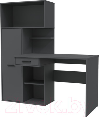 Компьютерный стол Интерлиния Skill-06 (антрацит/антрацит)