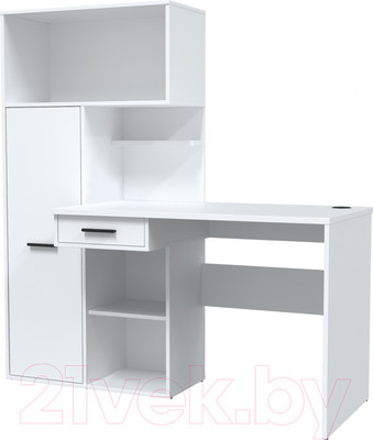 Компьютерный стол Интерлиния Skill-06 (белый платинум/белый платинум)