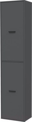 Шкаф-пенал Интерлиния Skill-21 (2) (антрацит/антрацит)