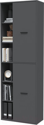 Шкаф Интерлиния Skill-22 (2) (антрацит/антрацит)