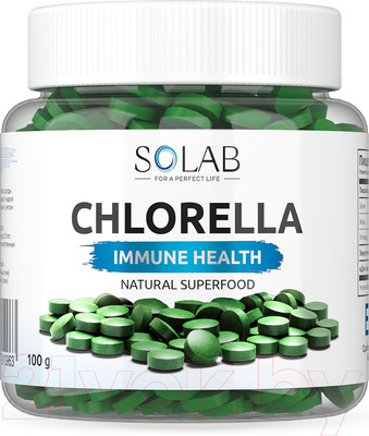 Пищевая добавка SOLAB Хлорелла в таблетках (100гр)