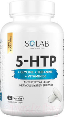 Глицин SOLAB 5-HTP в капсулах (60 капсул)
