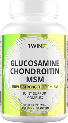 Комплексная пищевая добавка 1WIN Глюкозамин Хондроитин MSM (90 капсул)