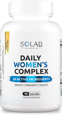 Мультивитаминный комплекс SOLAB Для женщин (90 капсул)