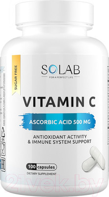 Витамин SOLAB С в капсулах (100 капсул)