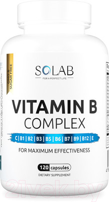 Мультивитаминный комплекс SOLAB Витамины группы В (120 капсул)