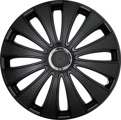 Набор колпаков STAR GMK 14 / S14026 (4шт, черный глянец)