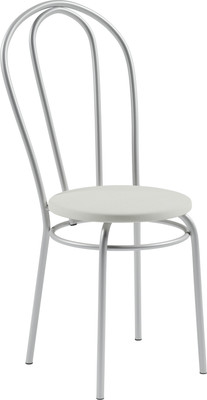 Стул Mio Tesoro Тюльпан (молочный/металлик)