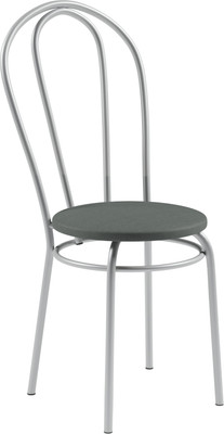 Стул Mio Tesoro Тюльпан (серый/металлик)