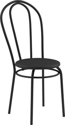 Стул Mio Tesoro Тюльпан (черный/черный)