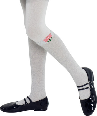 Колготки детские Mark Formelle 712K-2797 (р.140-146, белый/светло-серый меланж)