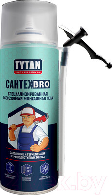 Пена монтажная Tytan Professional САНТЕХBRO всесезонная (500мл)
