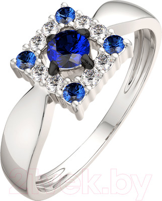 Кольцо из белого золота ZORKA 2D10122.14K.W.ZZ (р.17.5, с бриллиантами)