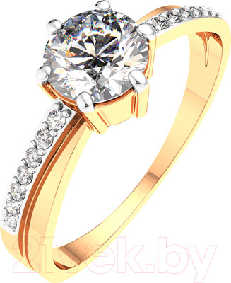Кольцо из розового золота ZORKA 210515 (р.17.5, с фианитами)