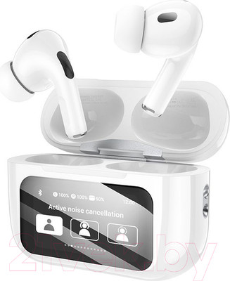 Беспроводные наушники Hoco EW72 TWS Touch Screen + ANC (белый)