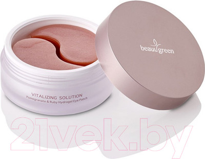 Патчи под глаза Beauu Green Pomegranate & Ruby Hydrogel Eye Patch (30шт)