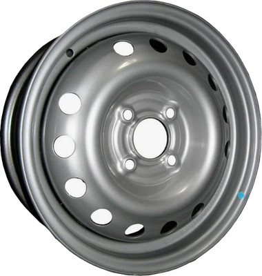 Штампованный диск Eurodisk 53C37.5G 14x5.5" 4x108мм DIA 63.3мм ET 37.5мм Silver