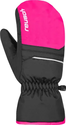 Варежки лыжные Reusch Alan Junior / 6461415-7720 (р-р 6, Black/Pink Glo)
