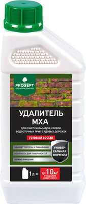 Средство для очистки древесины Prosept Удалитель мха готовый состав (1л)
