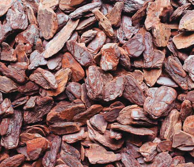 Мульча для растений Leshy Кора деревьев хвойных пород средняя галтованная (3-8см, 50л)