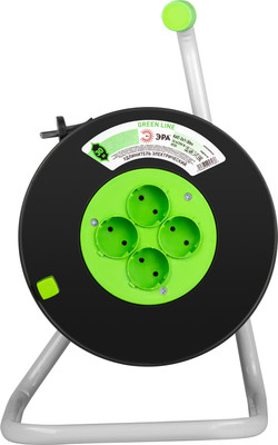 Удлинитель на катушке ЭРА Greenline KAT-2x1-30m / Б0065105