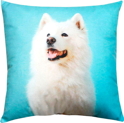 Подушка декоративная MATEX Fantasy Animals. Самоед / 58-830 (бирюзовый/белый/розовый)