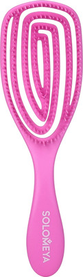 Расческа Solomeya Wet Detangler Oval Raspberry  / 14-2114 (с ароматом малины)