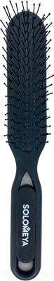 Расческа-массажер Solomeya Detangler Wet & Dry Black Aesthetic / 14-2060 (черный)