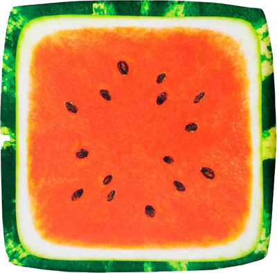 Подушка на стул MATEX Frutis Cuadro Line. Арбуз / 30-874 (красный/зеленый)