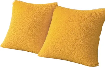 Комплект подушек декоративных MATEX Plush Line / 55-273 (2шт, желтый)