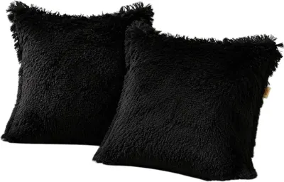 Комплект подушек декоративных MATEX Plush Line / 55-280 (2шт, черный)