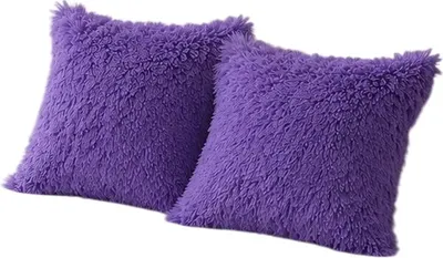 Комплект подушек декоративных MATEX Plush Line / 59-158 (2шт, фиолетовый)