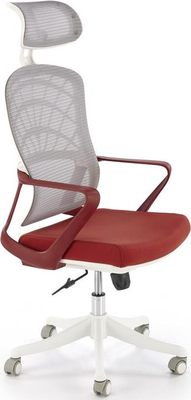 Кресло офисное Halmar Vesuvio 2 (корица/серый/белый)