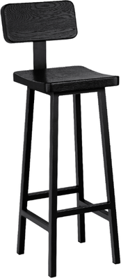 Стул барный Stal-Massiv HALLS-MS78 (дуб черный/черный)