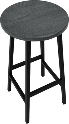 Табурет барный Stal-Massiv SMH-63 (дуб серый/черный)