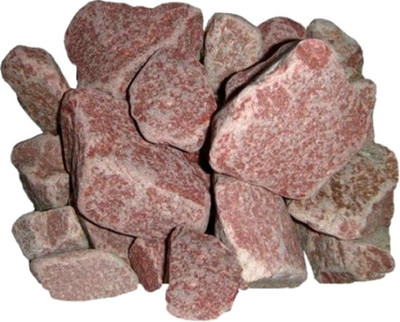 Камни для бани No Brand Малиновый кварцит обвалованный (70-140мм, 20кг)