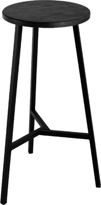 Табурет барный Stal-Massiv TRH-78 (дуб черный/черный)
