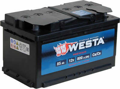 Автомобильный аккумулятор Westa 6СТ-85 VLR Euro низкий Пн00047 (85 А/ч)