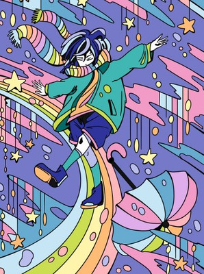 Картина по номерам Lori Аниме Звездные фантазии / Ркн-120