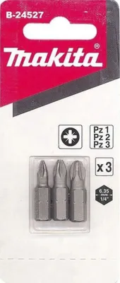 Набор бит Makita B-24527 (3шт)