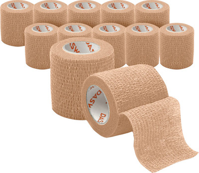 Бинт эластичный Daswerk 5x450см / 680042 (12рул, бежевый)