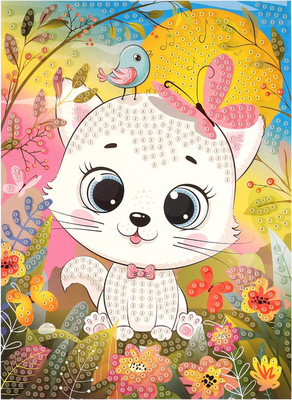 Набор алмазной вышивки MultiArt Котик / AM17X23-113868