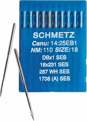 Набор игл для промышленной швейной машины Schmetz DBx1 110 SES Sch-10 (10шт, для трикотажа)