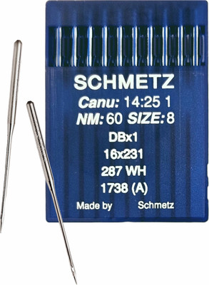 Набор игл для промышленной швейной машины Schmetz DBx1 60 Sch-10 (10шт, универсальные)