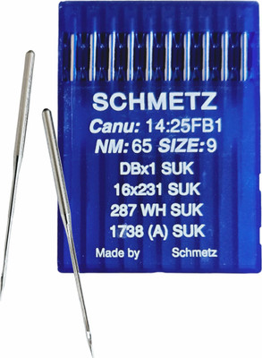 Набор игл для промышленной швейной машины Schmetz DBx1 65 SUK Sch-10 (10шт, для высокоэластичных тканей)