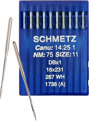 Набор игл для промышленной швейной машины Schmetz DBx1 75 Sch-10 (10шт, универсальные)