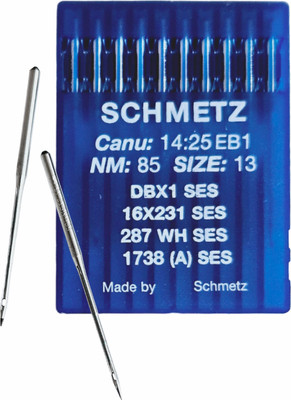 Набор игл для промышленной швейной машины Schmetz DBx1 85 SES Sch-10 (10шт, для трикотажа)