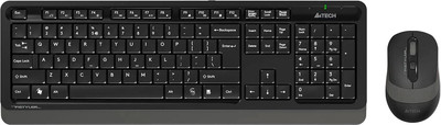 Комплект клавиатура и мышь A4Tech Fstyler FG1010S (черный/серый)