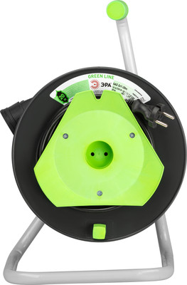 Удлинитель на катушке ЭРА Greenline GAZ-2x1-20m / Б0065120